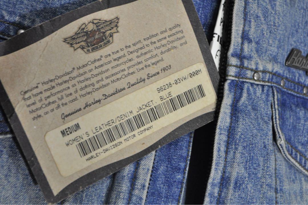 harley davidson denim jacket with eagle