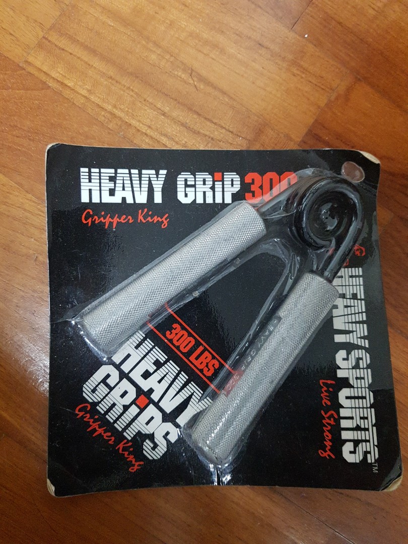 HEAVY DUTY GRIPPER 300LBS, Sports Equipment, Exercise & Fitness, Toning