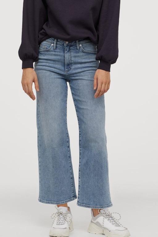 Wide high waist ankle length h&m