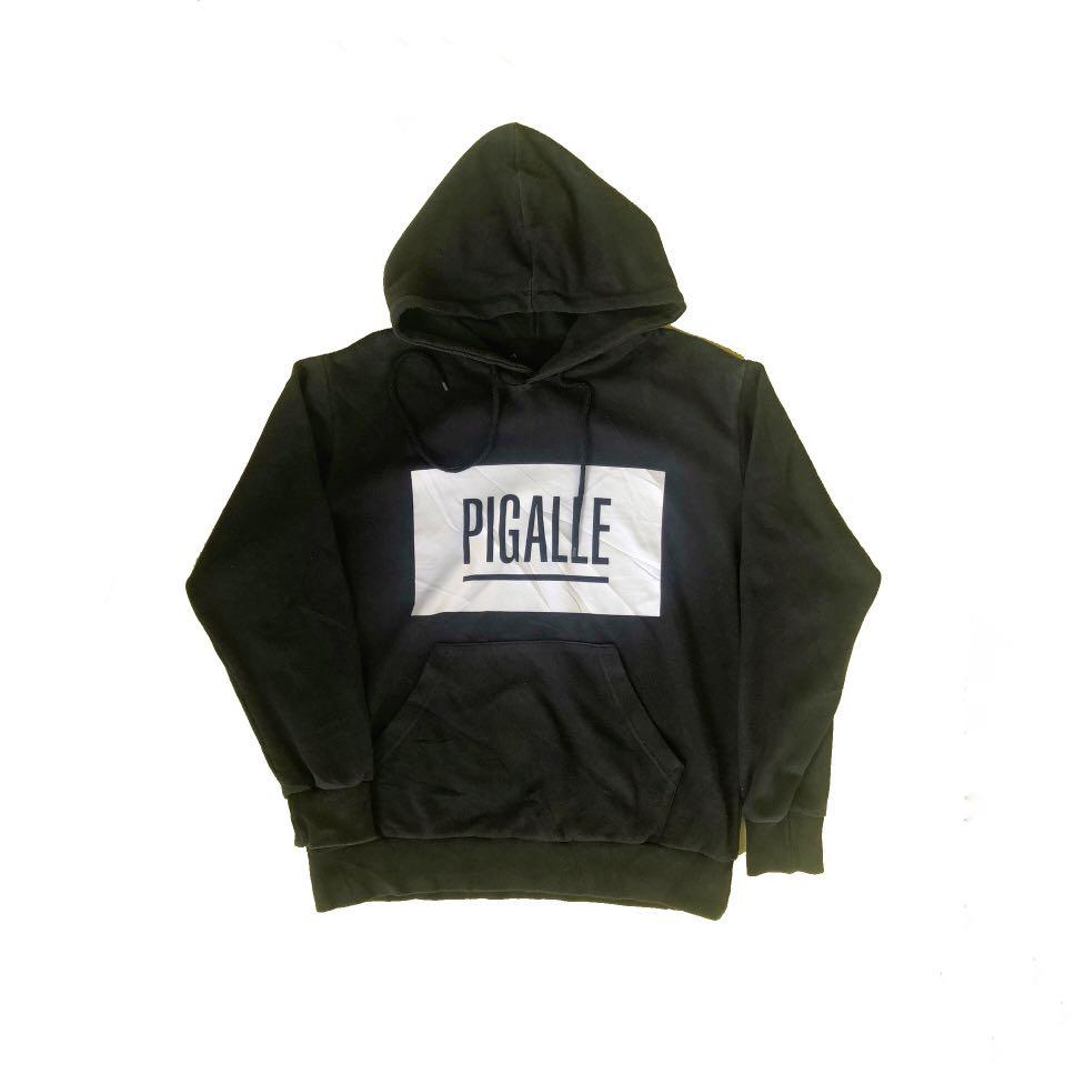 Hoodie pigalle sweater bukan crewneck Fesyen Pria Pakaian Baju