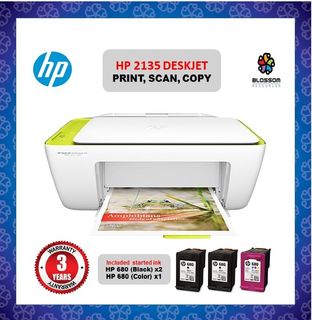 Hp 2135 Deskjet Ink Advantage All In One Printer Free 2 X Black Ink 1 X Color Ink Electronics Computers Others On Carousell