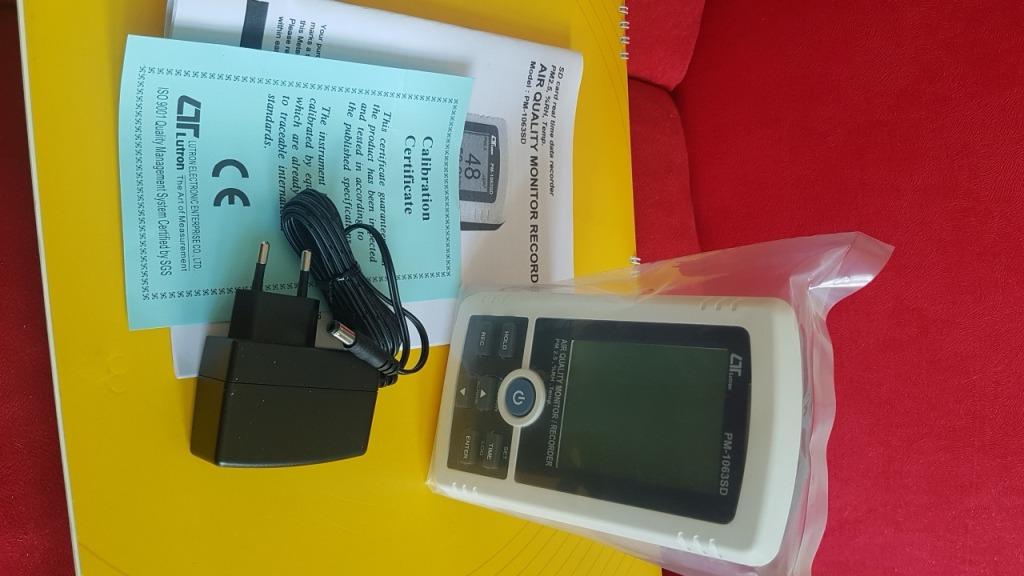 IAQ, Air Quality Meter, Air Quality Monitor, Datalogger, Particulate