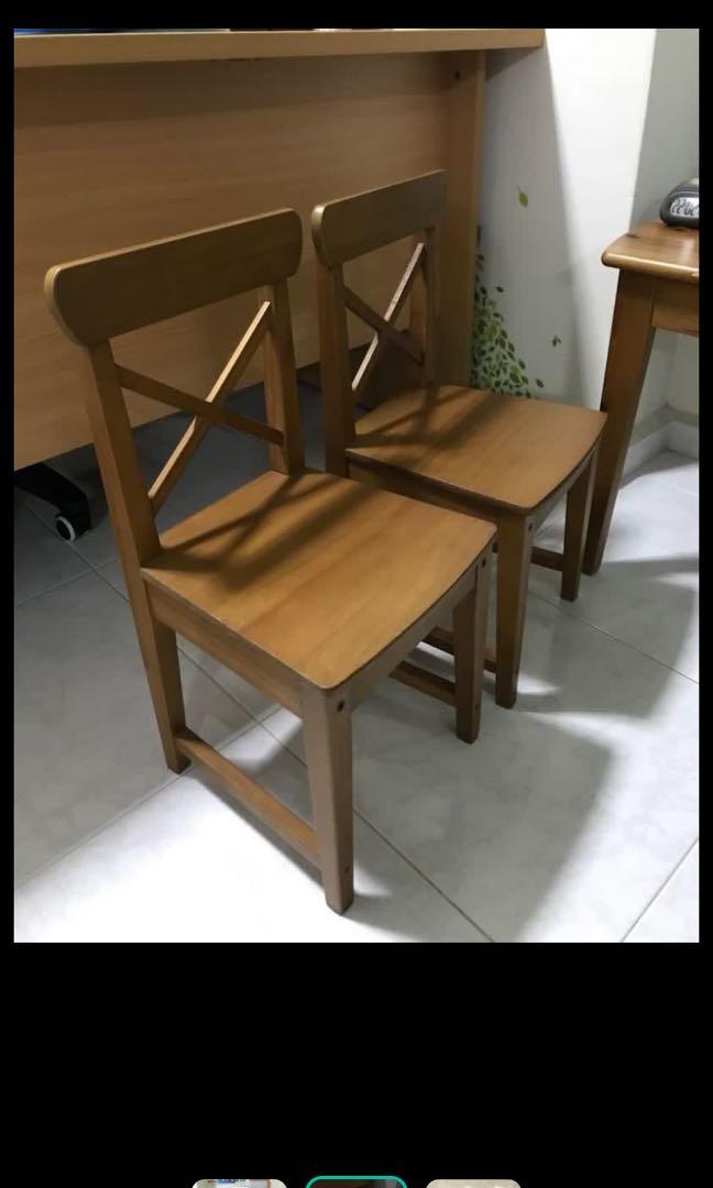 IKEA Leksvik children table and chairs, Babies & Kids, Baby Nursery