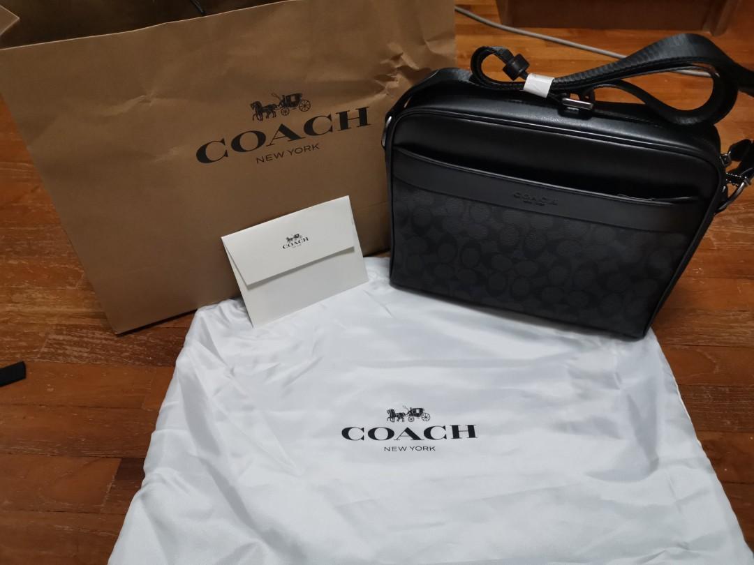 coach mens carry on luggage