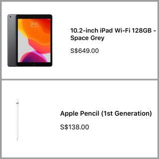 iPad 7 and Apple Pencil