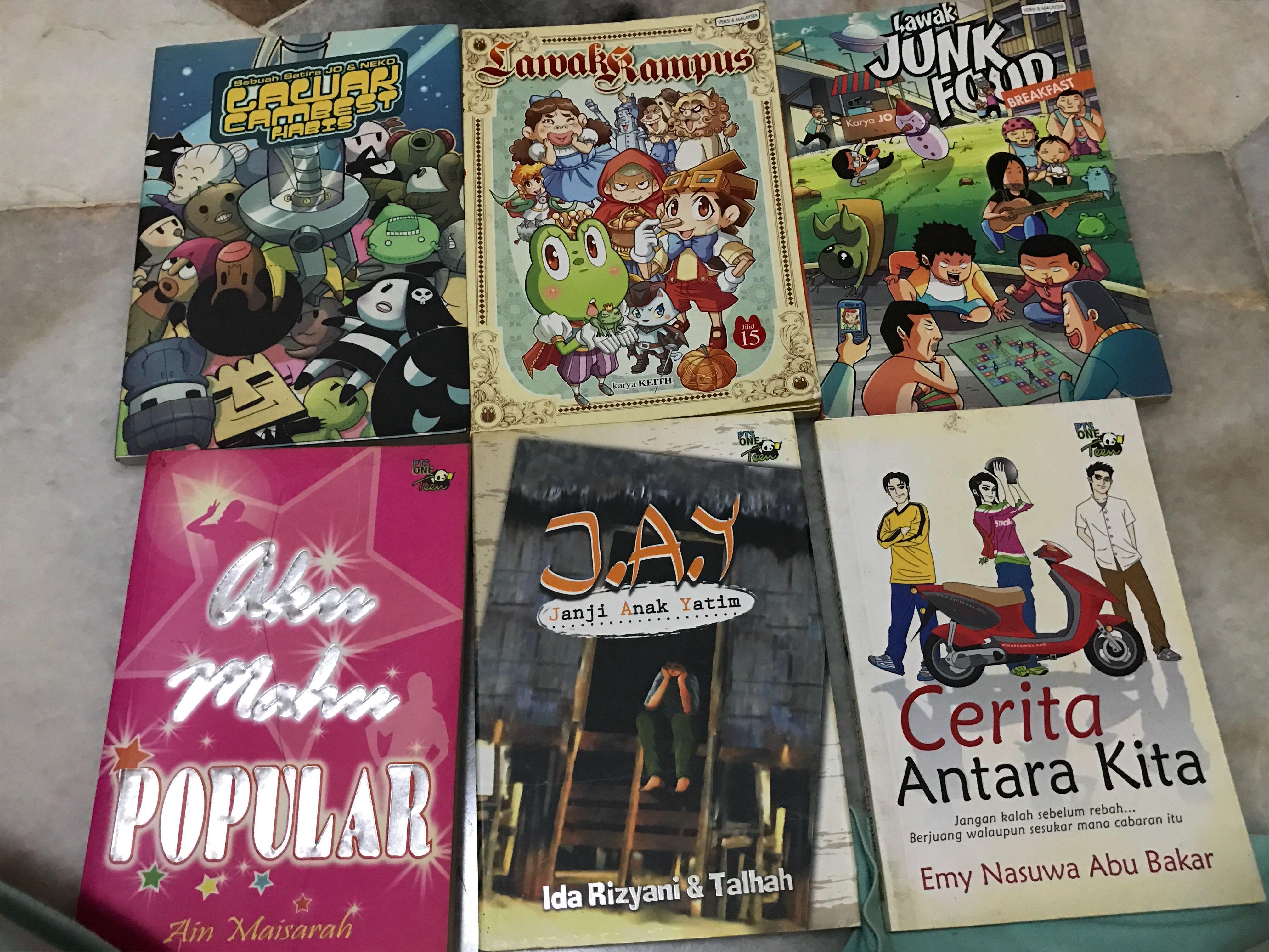 Komik Novel Books Stationery Comics Manga On Carousell