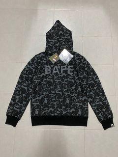 L BAPE X DSM SPECIAL CAMO SWAROVSKI PULLOVER (BLACK)
