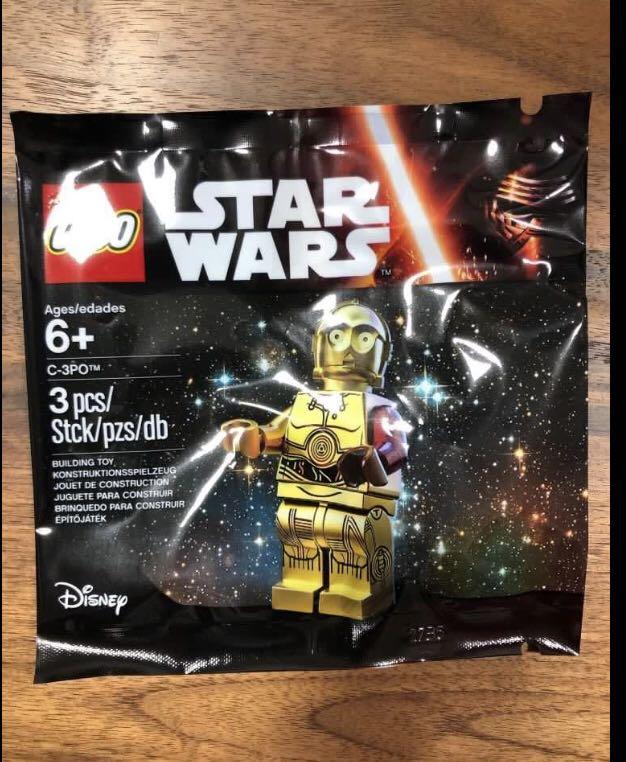 NEW LEGO Star Wars C-3PO with Red Arm Polybag 5002948 Sealed Set 