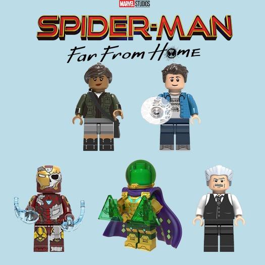 spider man far from home figurine set