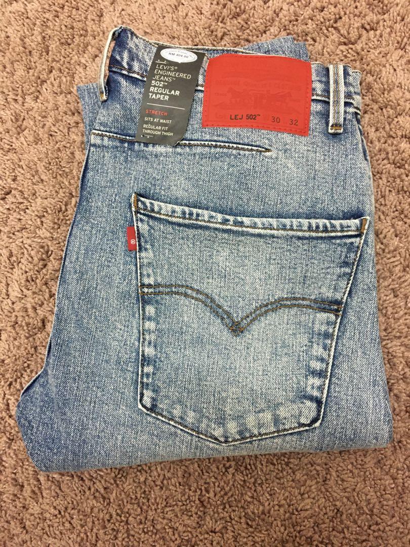 levi's engineered jeans 502 regular taper, Women's Fashion, Bottoms, Jeans  & Leggings on Carousell