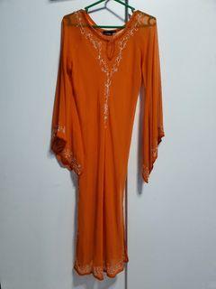 Long Dress Orange