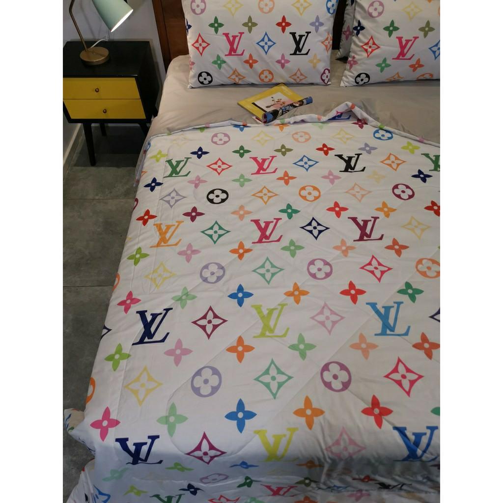 Louis vuitton Bedsheet With Comforter Set, Furniture, Home Decor