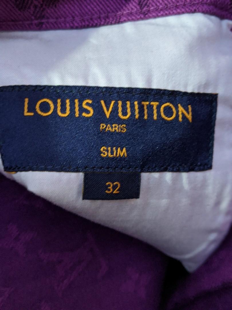 Louis Vuitton Monogram Slim Jeans In purple denim, Luxury, Apparel on  Carousell