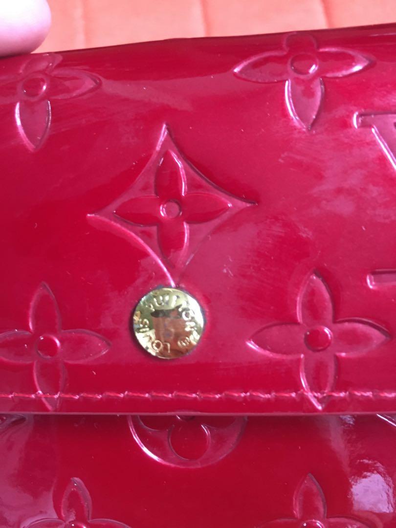 Louis Vuitton Wallet Red Buttons For Menthol