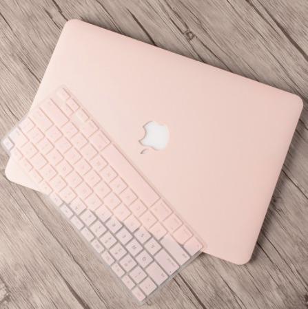 Pink macbook air case sales