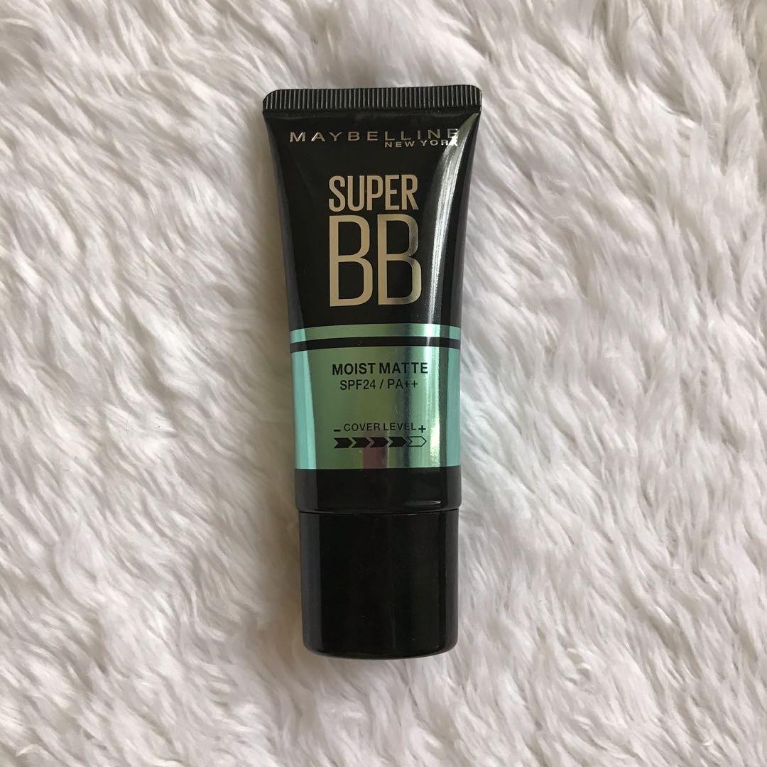 Maybelline Super BB Moist Matte Cream in 02 Medium Beige (Category: Makeup) located in Cebu City. Submitted by robinsjules (Listing ID 1014223679, Image 1). Description: Slightly used only ☺️ PAYMENT through BDO/PNB/Metrobank/GCash MEET-UPS in Cebu City every T TH S (Afternoon), preferably in Axis or Baseline DELIVERY within Cebu through Angkas/Grab/Lalamove (fee shouldered by buyer) SHIPPING nationwide through JRS/LBC (fee shouldered by buyer).