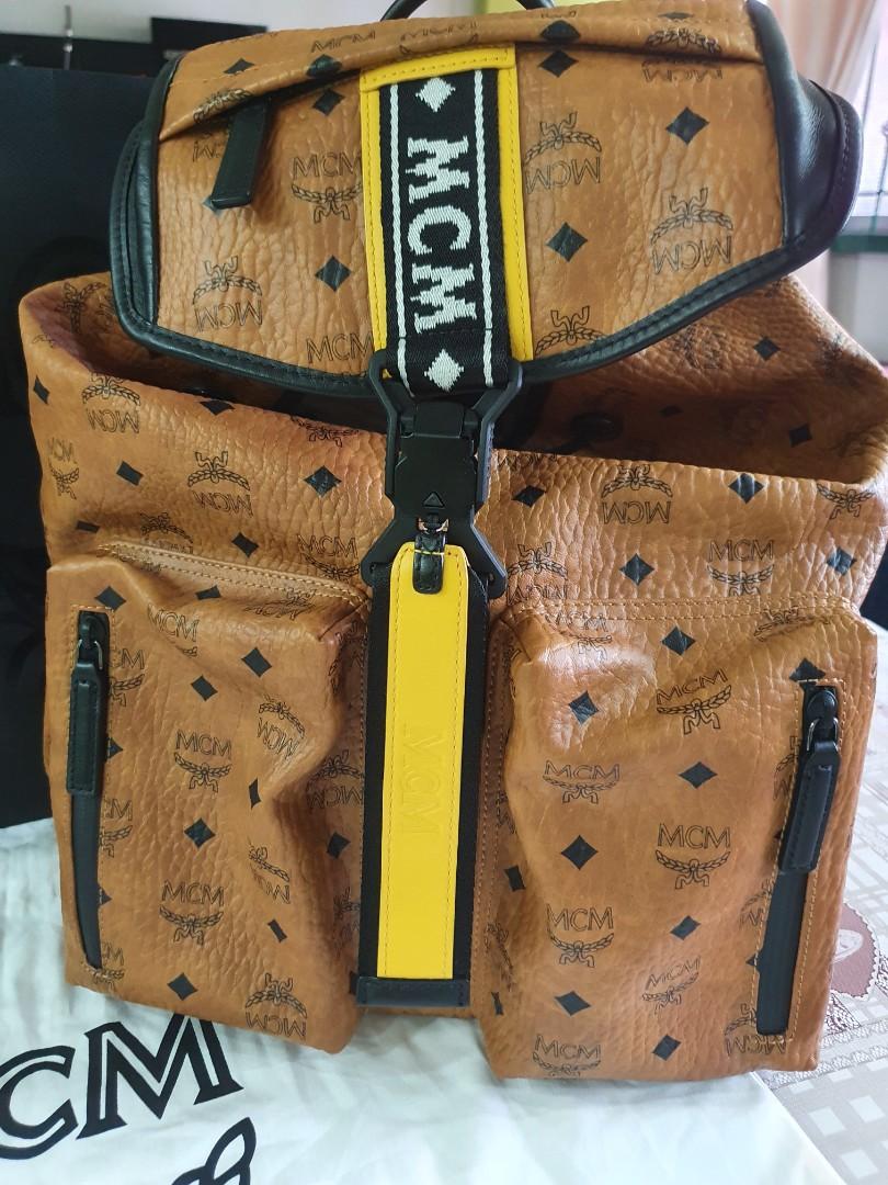 Authentic MCM Backpack Medium size, Luxury, Bags & Wallets on Carousell
