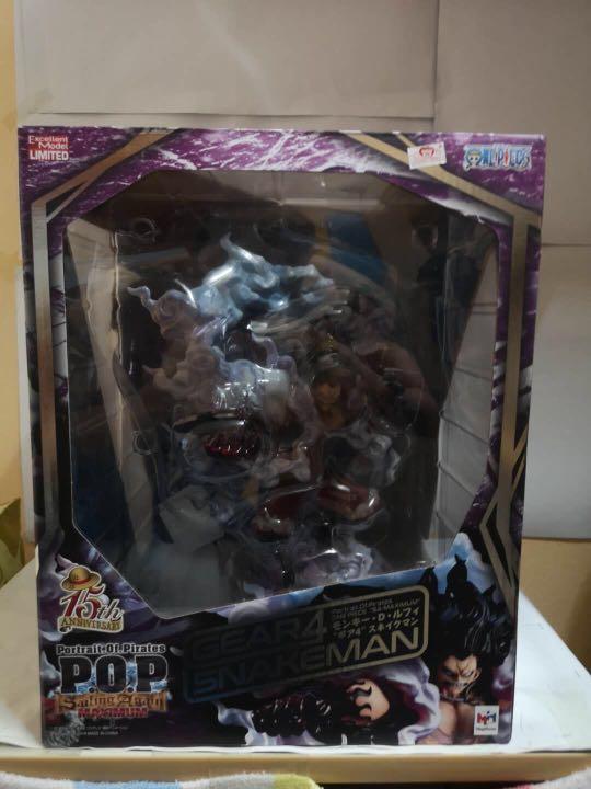 Megahouse P O P Max Luffy Gear 4 Snakeman Toys Games Action Figures Collectibles On Carousell