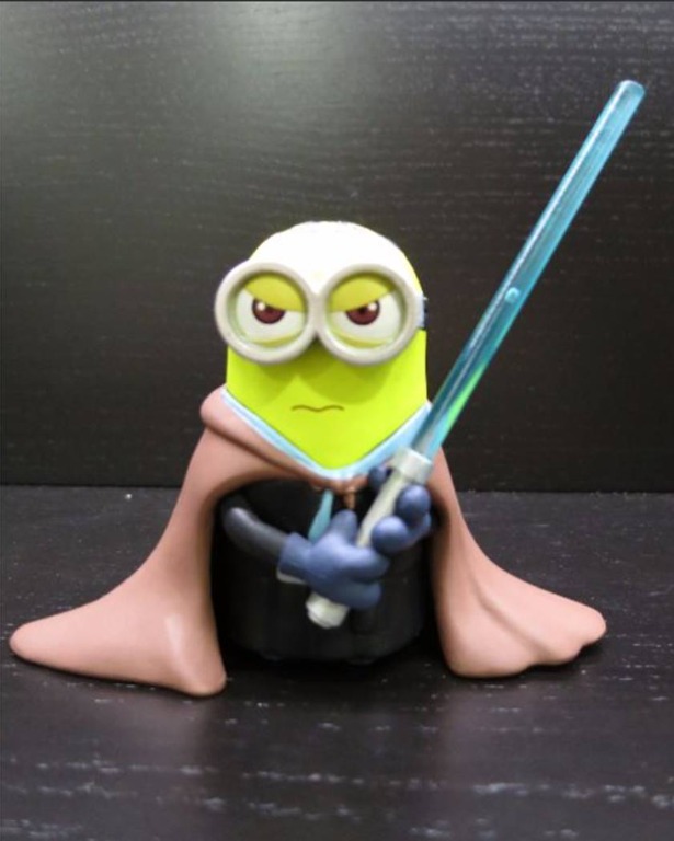 Mini Minion Jedi Figurine, Toys & Games, Bricks & Figurines on Carousell