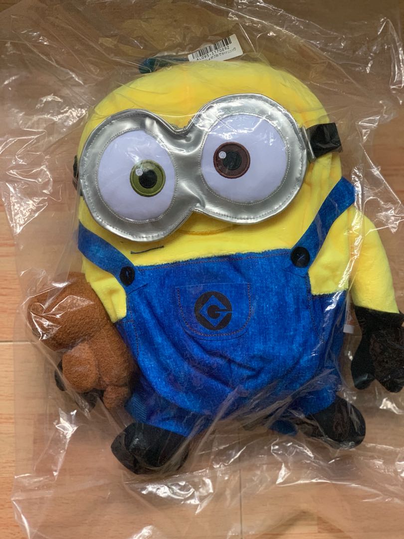 Minions: The Rise of Gru Bob Plush Backpack Japan Limited 11.8 x 12.6 inch  New