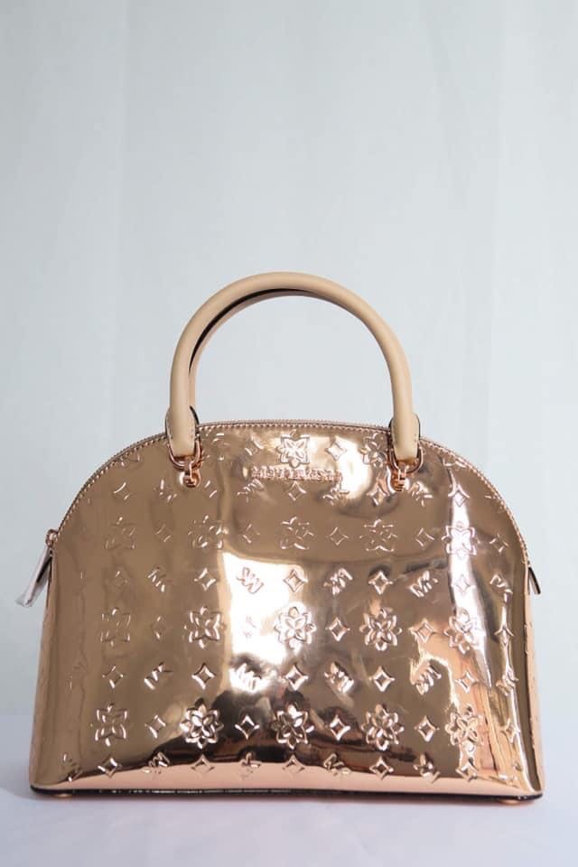 mk rose gold bag