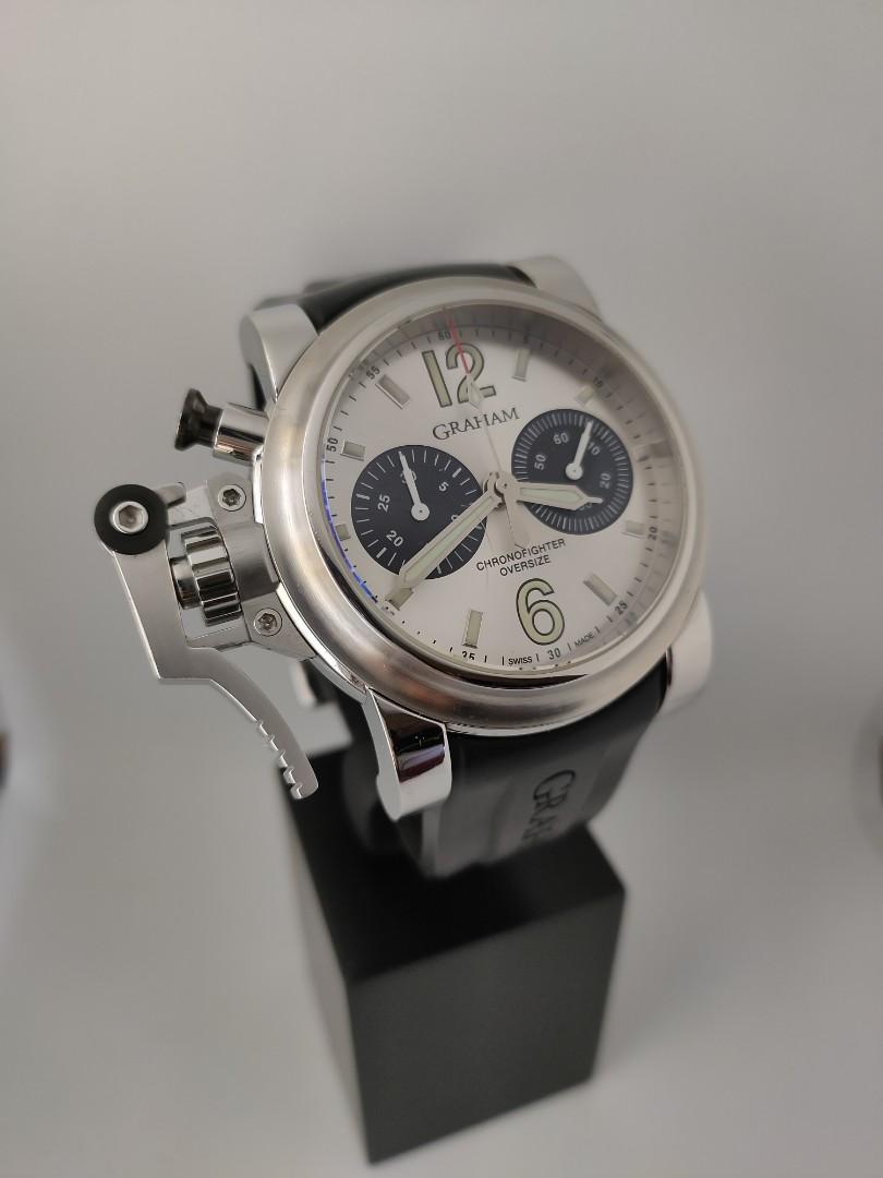 M Store Kl Graham Chronofighter Oversize 48mm Ref 20vas Automatic Watch Only Men S Fashion Watches On Carousell