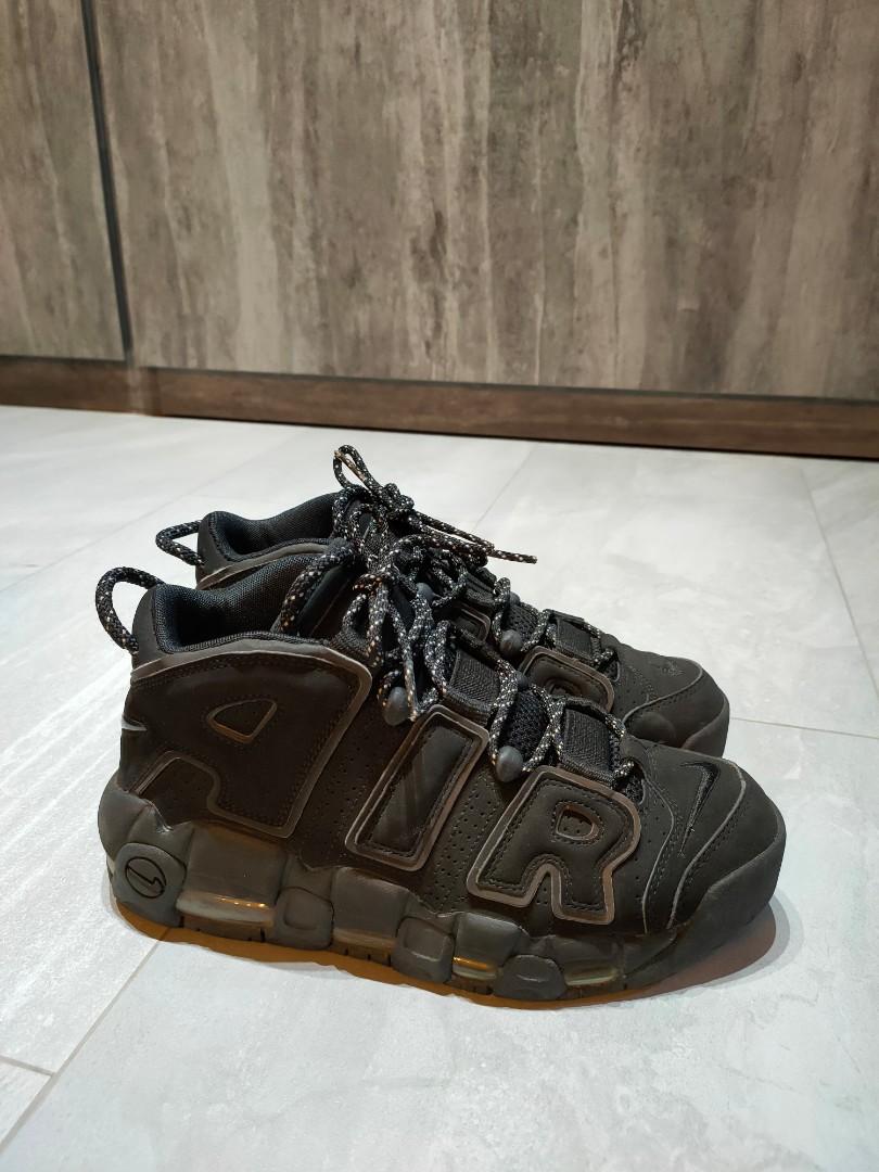 Nike Air More Uptempo Black Reflective 