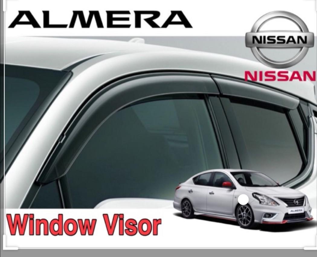 Nissan almera deals rain visor