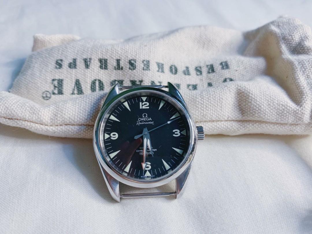 Omega Railmaster 39 Original Metal Bracelet and Strap included