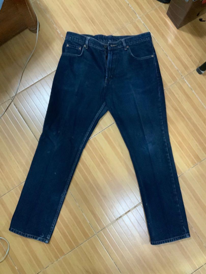 navy blue denim pants