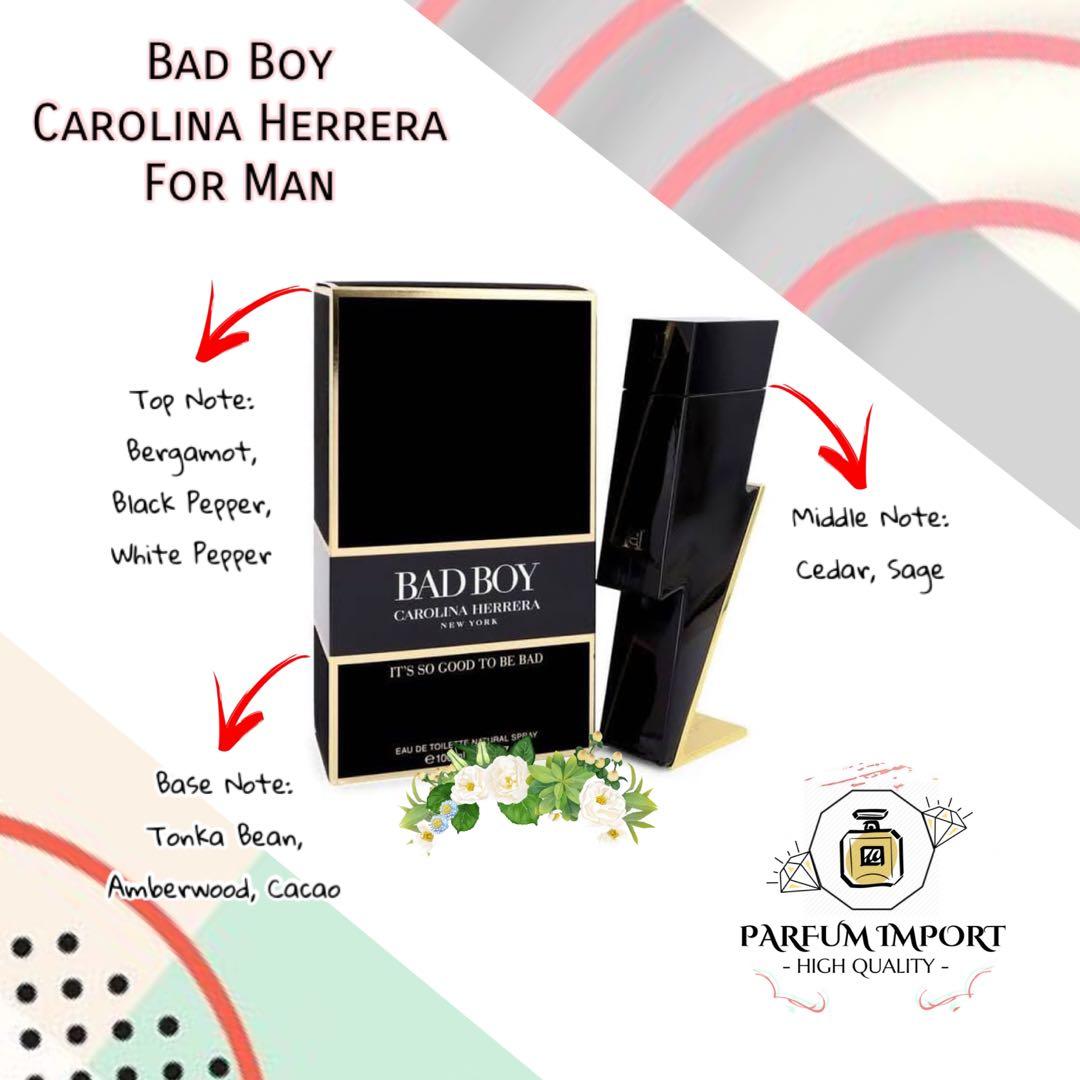 Parfum Badboy Carolina Herrera For Men Edp 100 Ml Kesehatan Kecantikan Parfum Kuku Lainnya Di Carousell