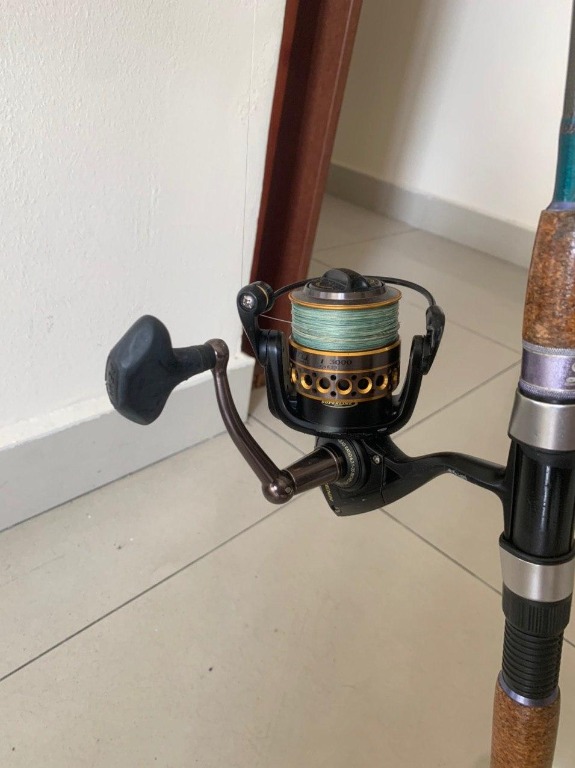 Penn Battle II 3000 reel + Lemax Slimax-Z rod, Sports Equipment, Fishing on  Carousell