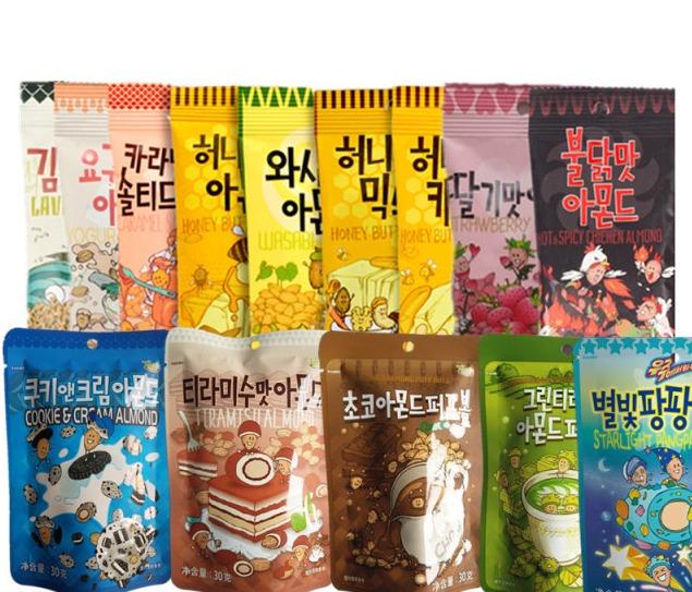 [PO] Korean Almond Snack - Honey Butter, Food & Drinks, Packaged ...