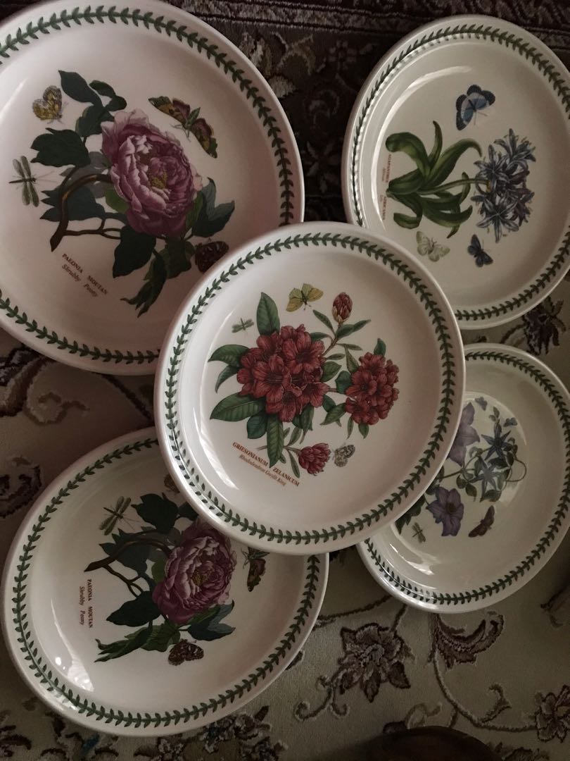 Portmeirion Dinner Plates 10”, Furniture & Home Living, Kitchenware