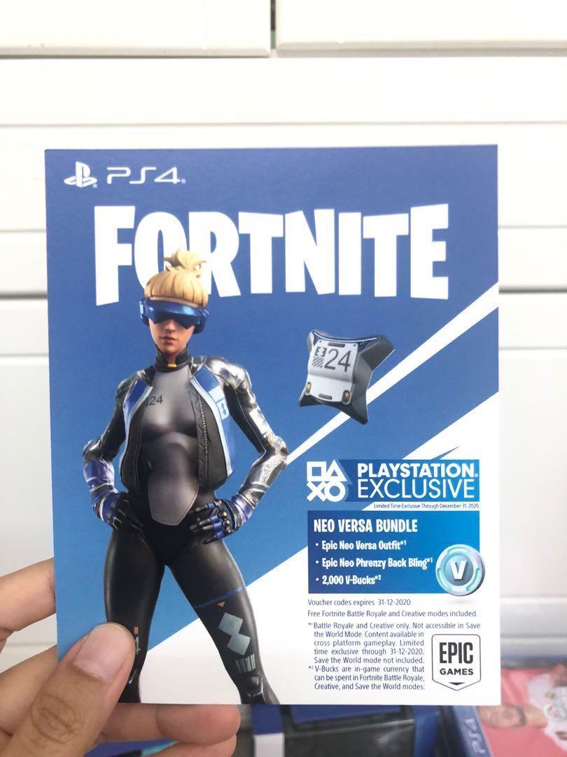 Ps4 Fortnite Code Fixed Price Video Gaming Video Games On