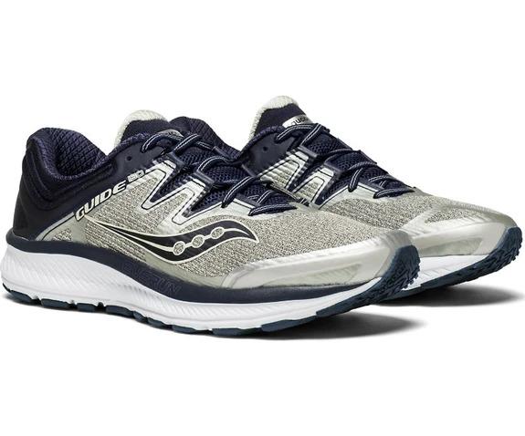Saucony Guide ISO, Grey/Navy, US 8 EU 41 CM 26 Wide, Men's Fashion,  Footwear, Sneakers on Carousell