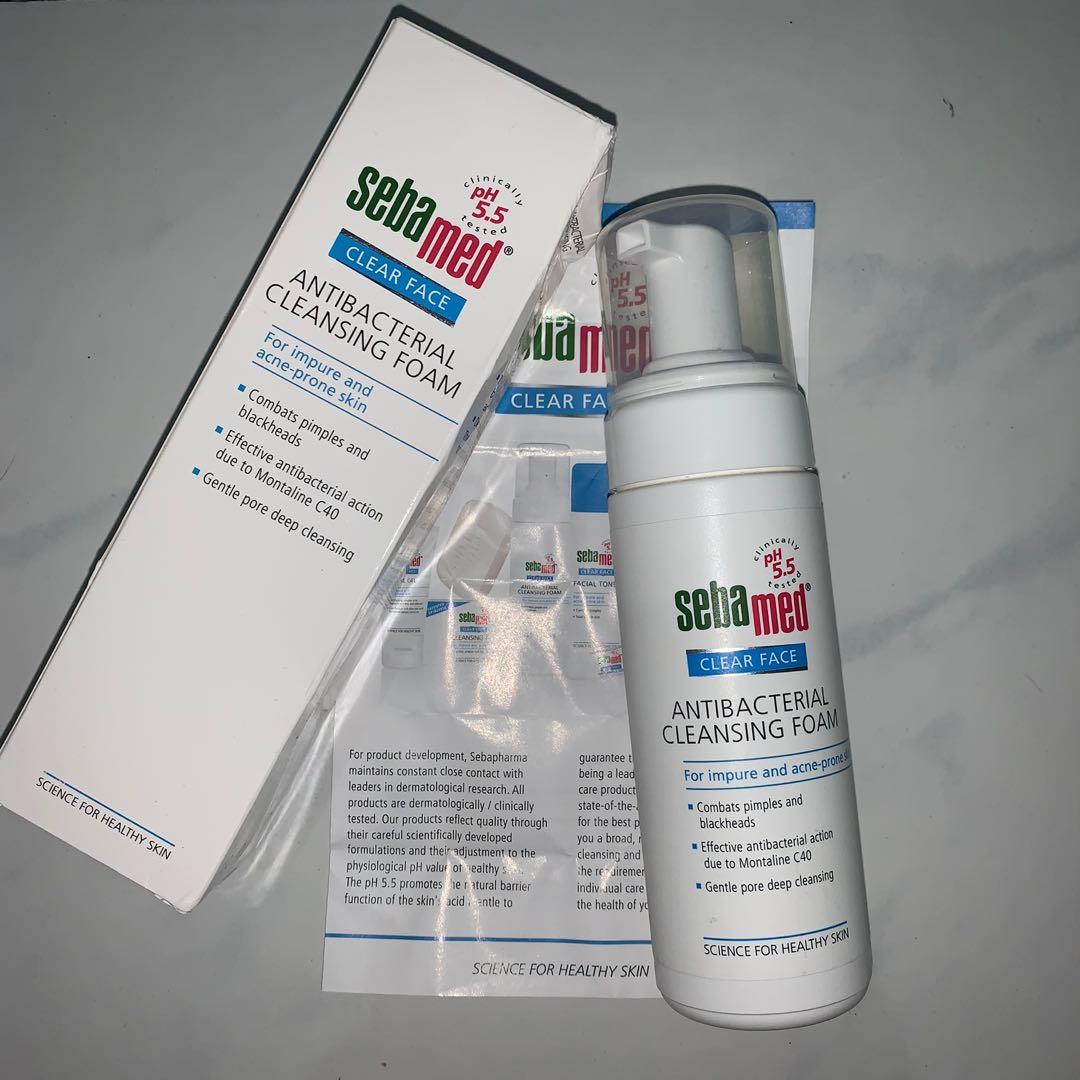 harga sebamed clear face antibacterial cleansing foam