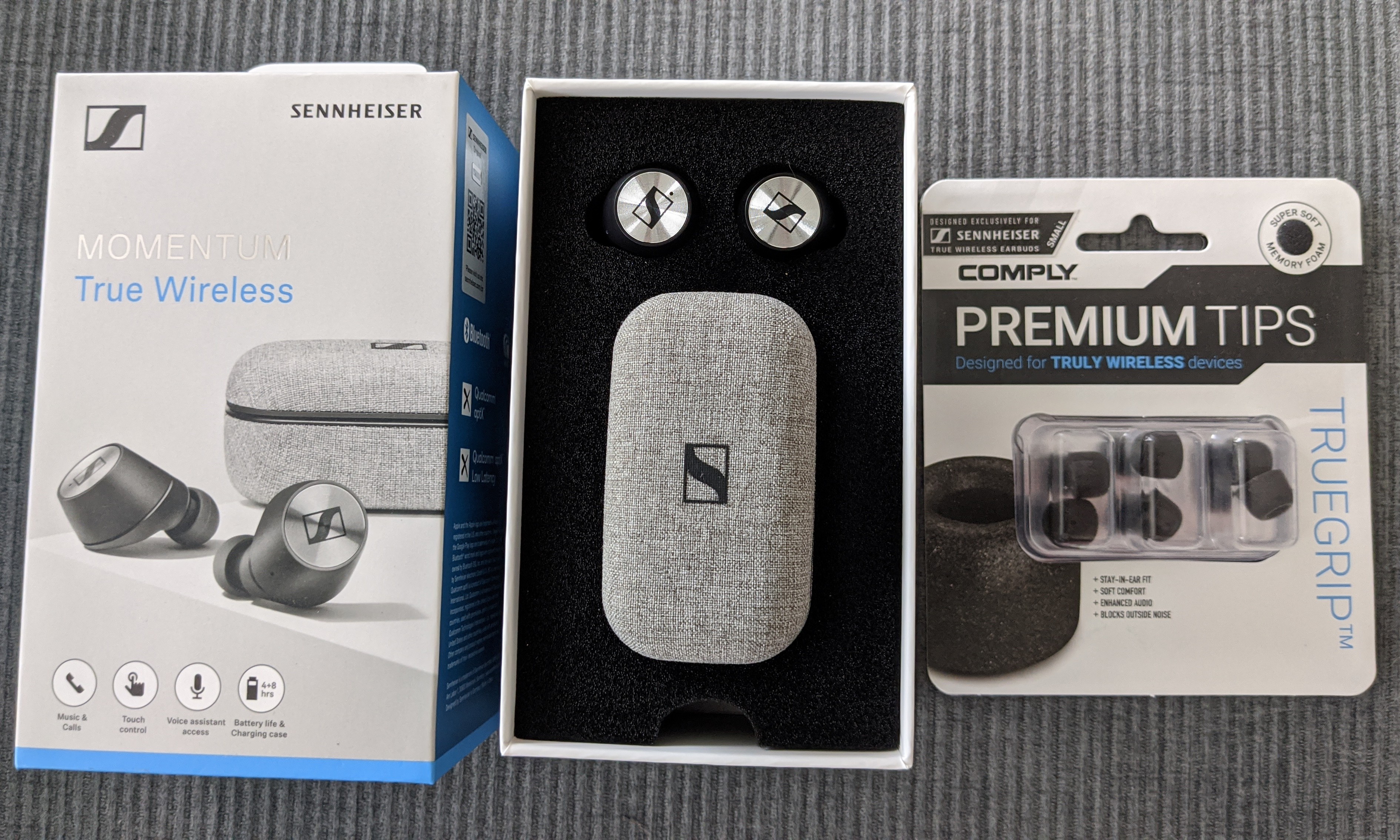 comply foam sennheiser momentum true wireless
