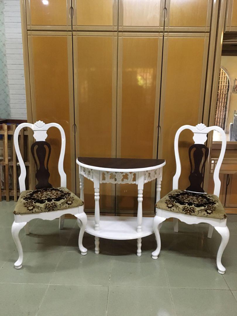 Set Kerusi Meja English Style Clic Home Furniture On Carou Set Kerusi Meja English Style Clic