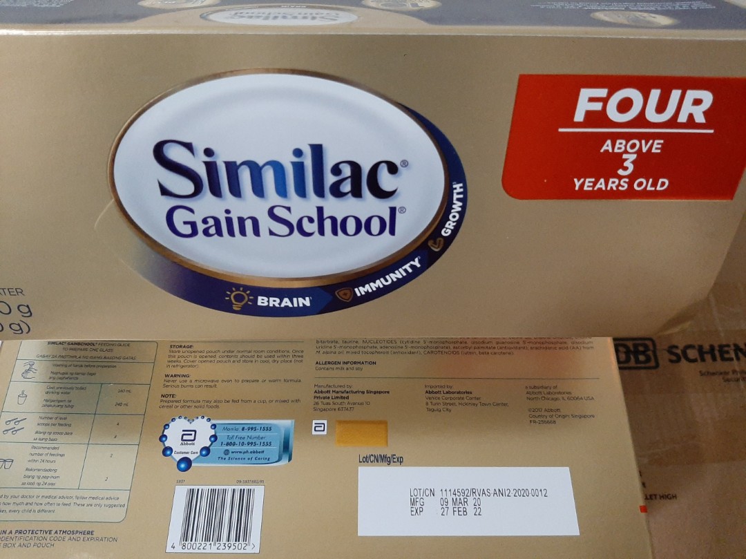 similac gain four