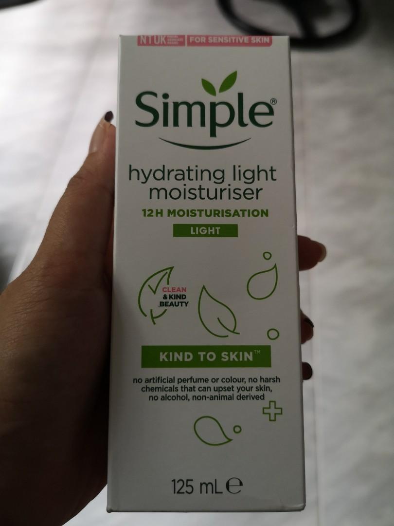 hydrating moisturizer simple
