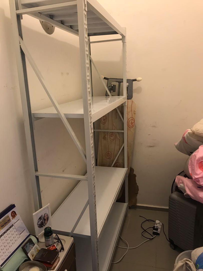 Storage Rack (Category: Storage Boxes & Baskets) located in Singapore. Submitted by shipragarg (Listing ID 1014124778, Image 2). Description: Used Good condition Size-200x120x40cm Collection from Simei street 4.