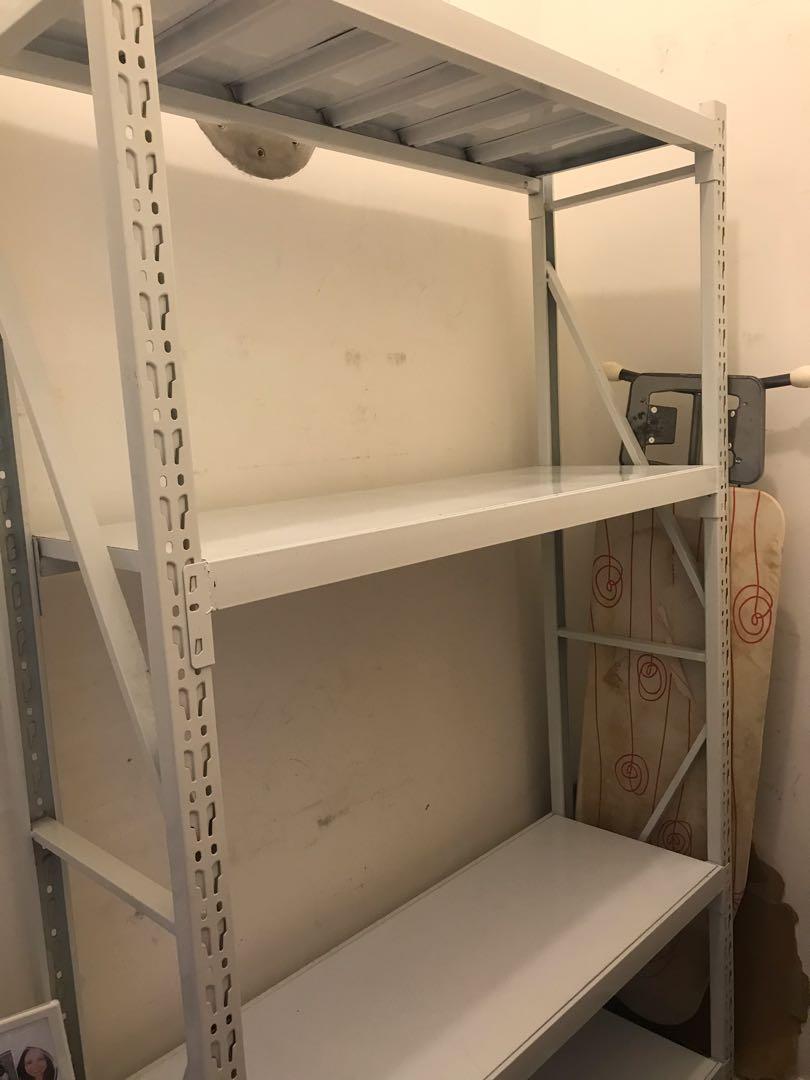 Storage Rack (Category: Storage Boxes & Baskets) located in Singapore. Submitted by shipragarg (Listing ID 1014124778, Image 3). Description: Used Good condition Size-200x120x40cm Collection from Simei street 4.