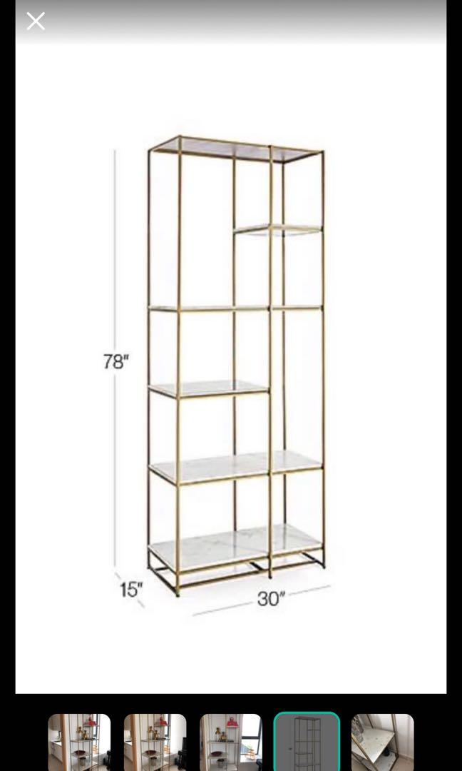 Beautiful Estelle Bookshelf Furniture Shelves Drawers On Carousell