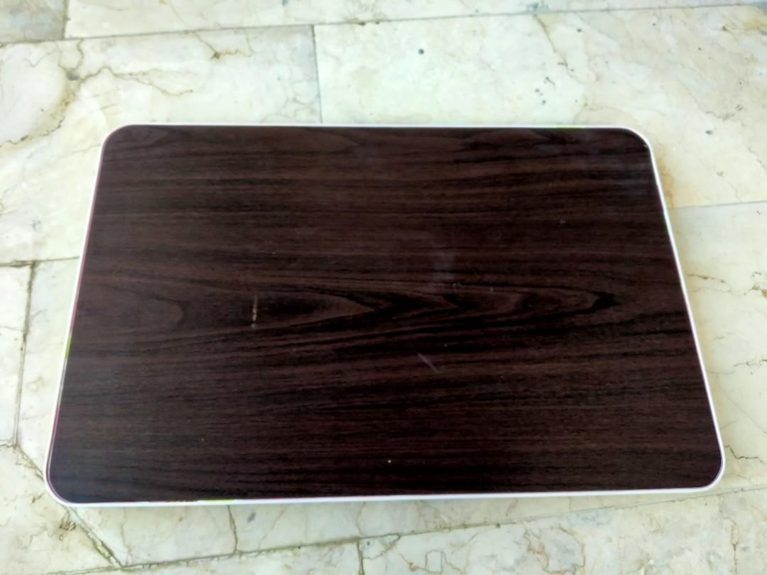 Study Table (Category: Tables & Sets) located in Balayan. Submitted by cedtechnologies (Listing ID 1014226394, Image 2). Description: I am selling this mini study table that I bought last year. I don't use it anymore and is just lying around our house. Pick up in Balayan, Batangas. Specs: Width 15.5 in. Lemgth 23.5 in. Height: 10.25 in. Wood Grain Laminated Top.