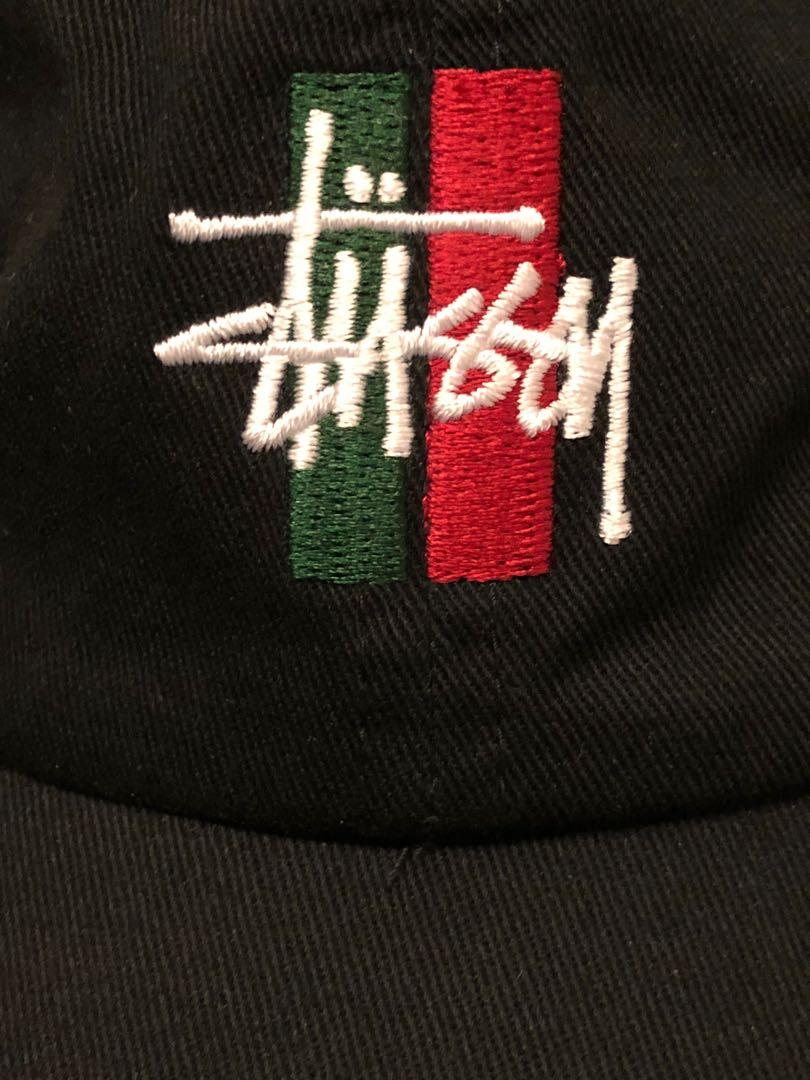 Stussy bars logo cap top
