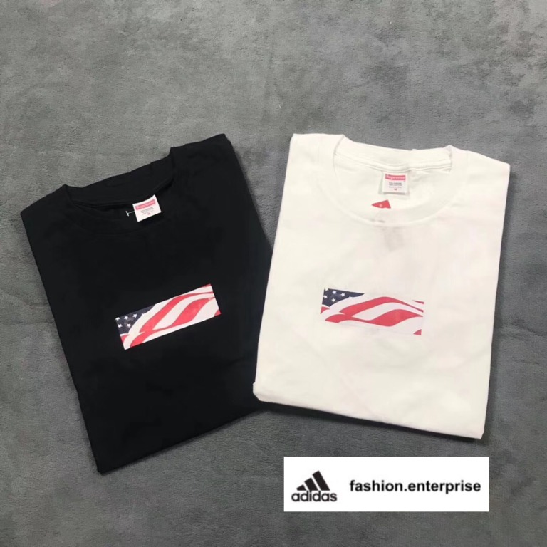 Supreme 911 Box Logo Tee, Men's Fashion, Tops & Sets, Tshirts