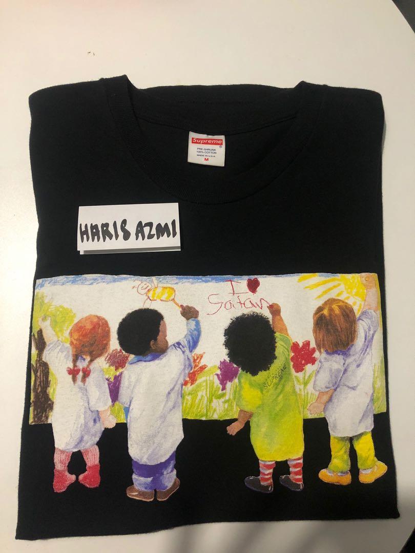Supreme kids discount tee ss19