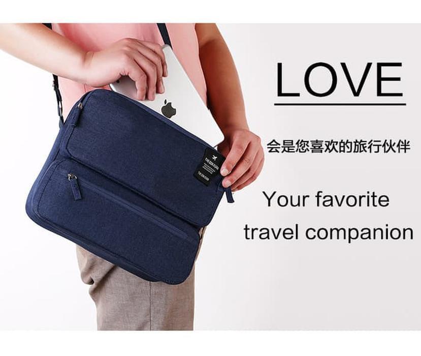 Tas Selempang Pria Korean Grand Voyaging Bag Ver 2 Travel Organizer Tas Selempang Biru Olshop Fashion Olshop Pria di Carousell