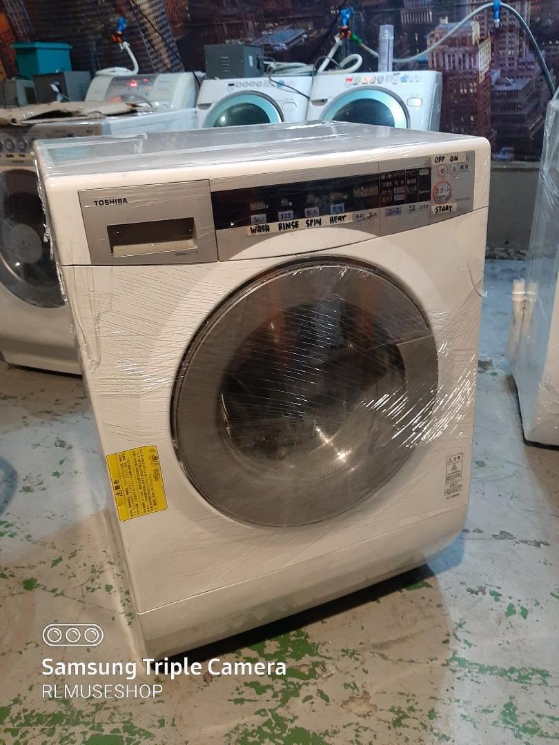 Toshiba Automatic Washing Machine With 100 Heatdryer Full Dry Japan Surplus 2ndhand 8kg Capacity Tv Home Appliances Washing Machines And Dryers On Carousell